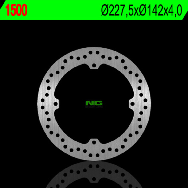 Disque de frein fixe rond Ø227,5 marque NG Brake Disc 1500 | SUZUKI, POLARIS