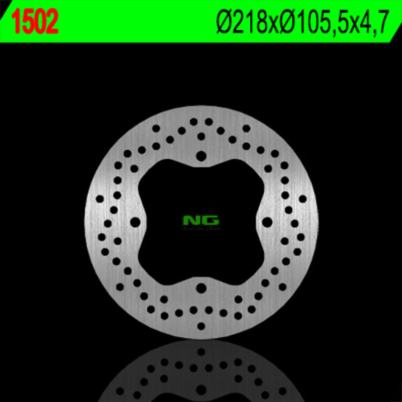 Disque de frein fixe rond Ø218 marque NG Brake Disc, référence 1502 | POLARIS