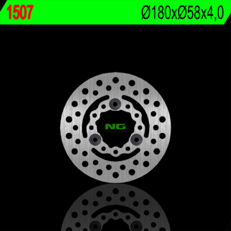 Disque de frein fixe rond Ø180 marque NG Brake Disc, référence 1507. | KYMCO, ARCTIC CAT