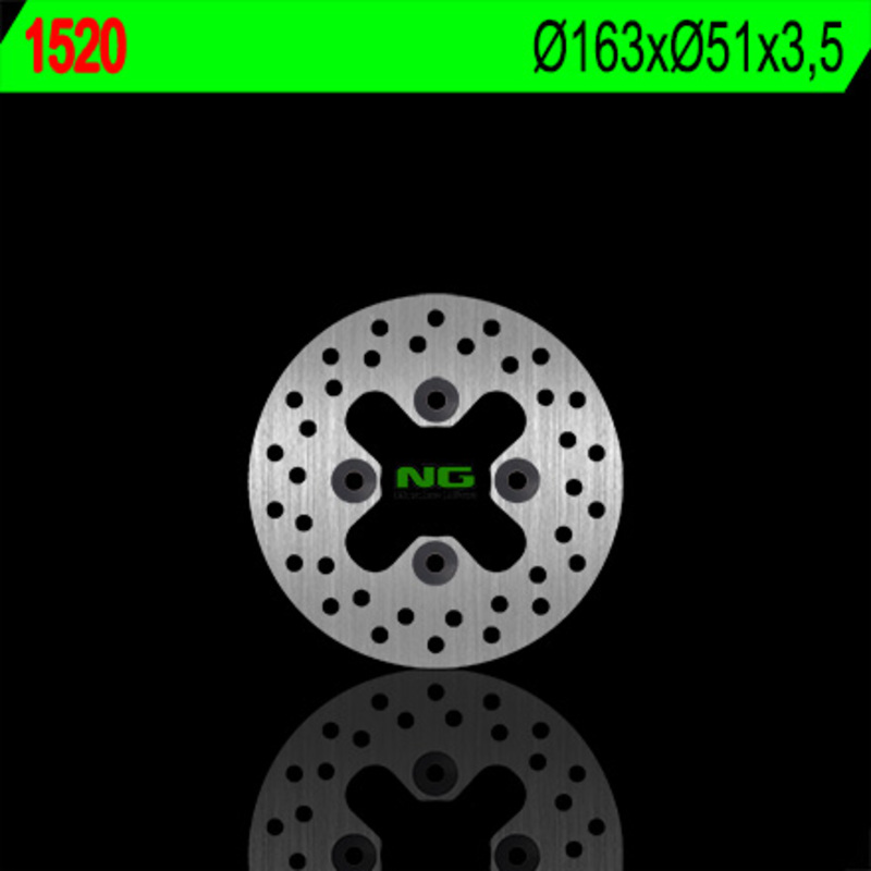 Disque de frein rond fixe Ø163, NG Brake Disc : 1520 | KFX R 450 (08-14)