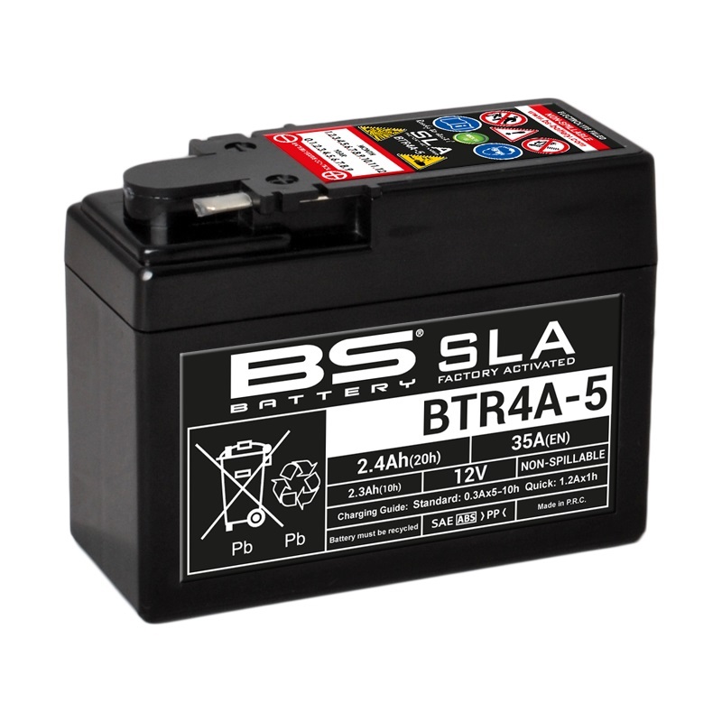 Batterie marque BS Battery SLA sans entretien activé usine BTR4A5