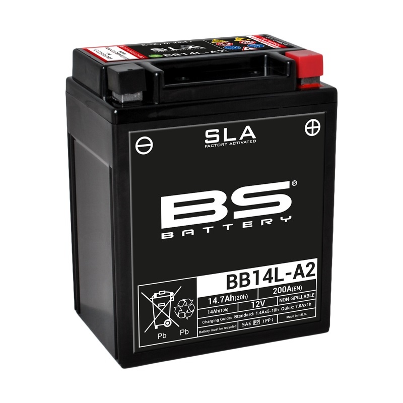 Batterie marque BS Battery SLA sans entretien activé usine BB14LA2